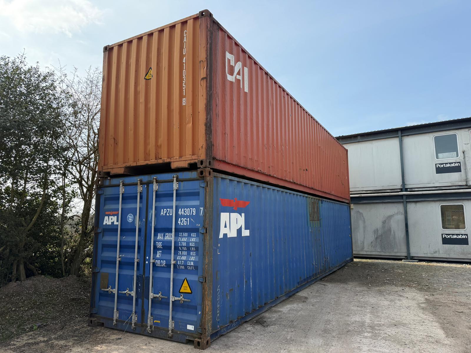 40ft x 8ft Shipping Containers – Ref.-U40